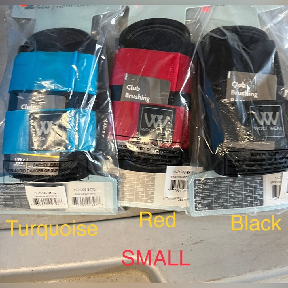SMALL Woof wear sport brushing boots